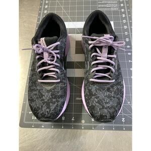 Brooks Launch 6 Black And Lavender Size 10 Walk Running Sneaker - 120285-1B-092